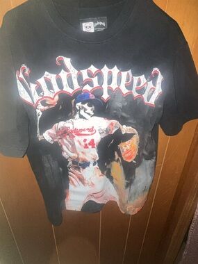 GODSPEED Black Graphic “Strike Out” Tee - Men